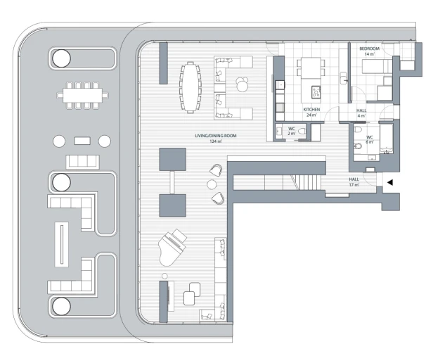 Apartamento T6 para Venda em Campolide Planta 1