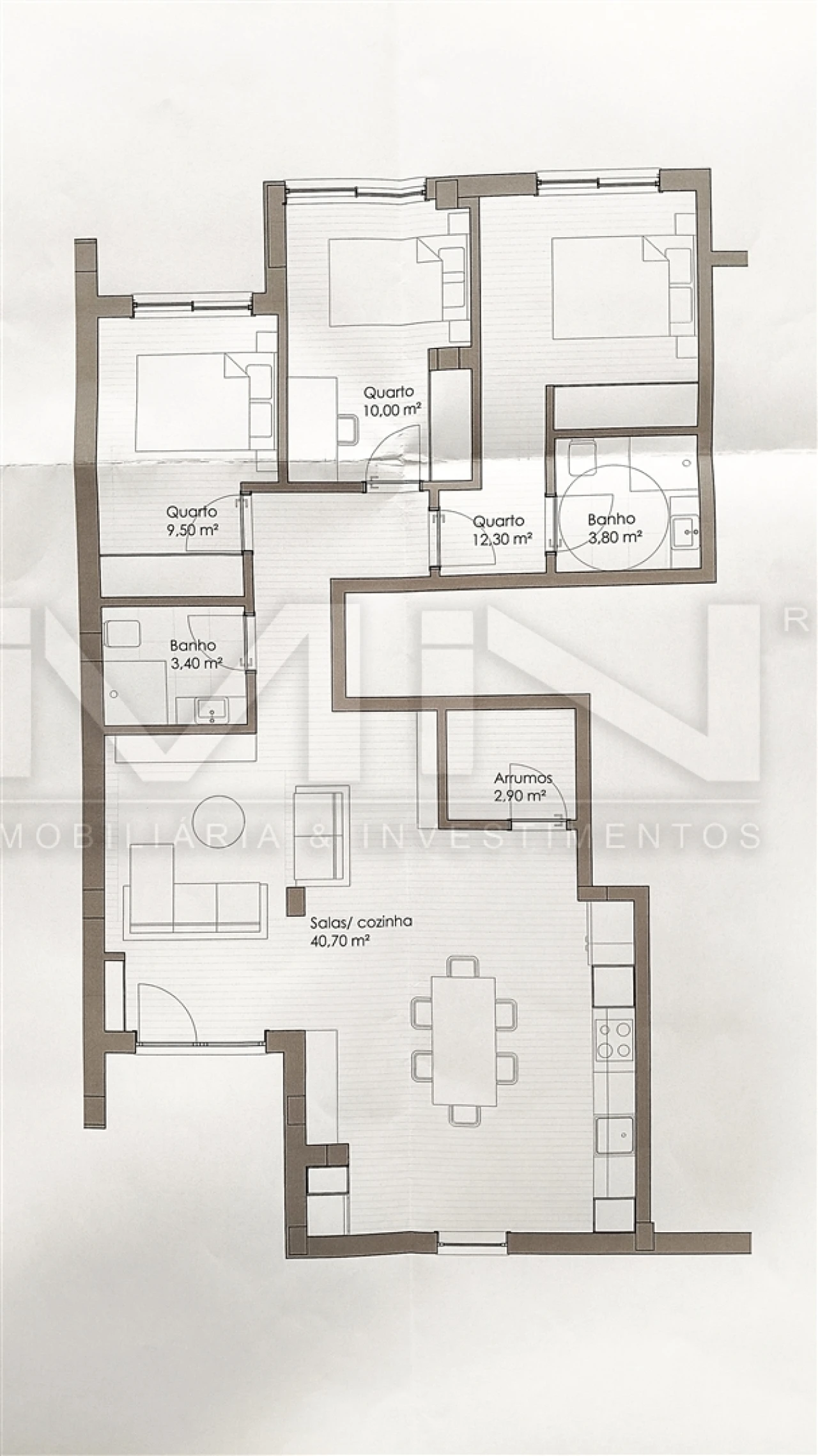 Apartamento T3 para Venda em Fânzeres e São Pedro da Cova Foto 36