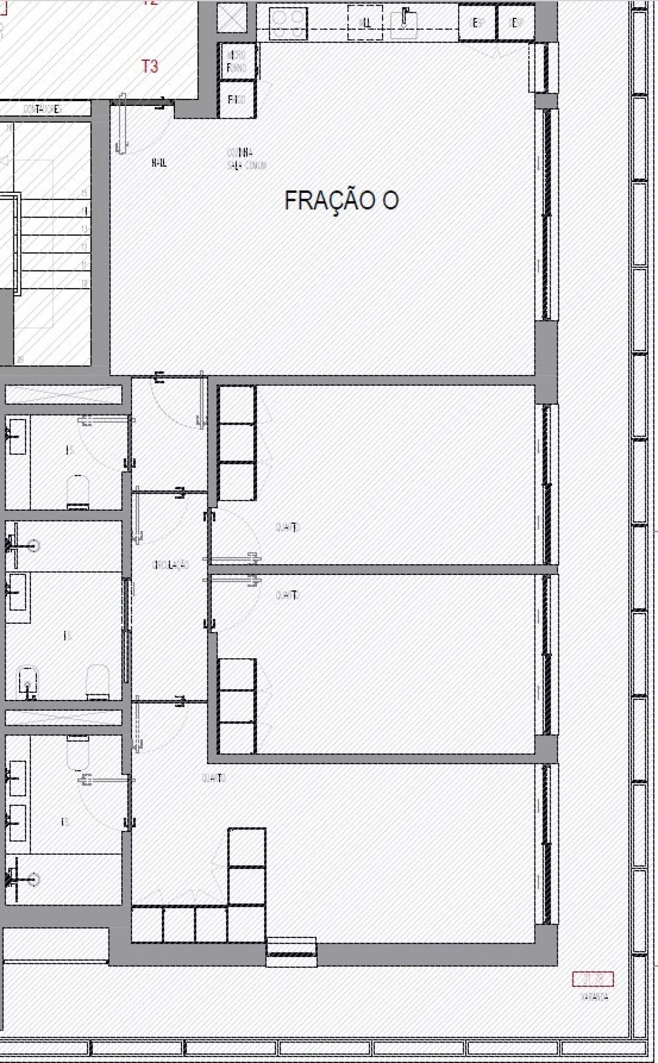 Apartamento T3 para Venda em Madalena Foto 21