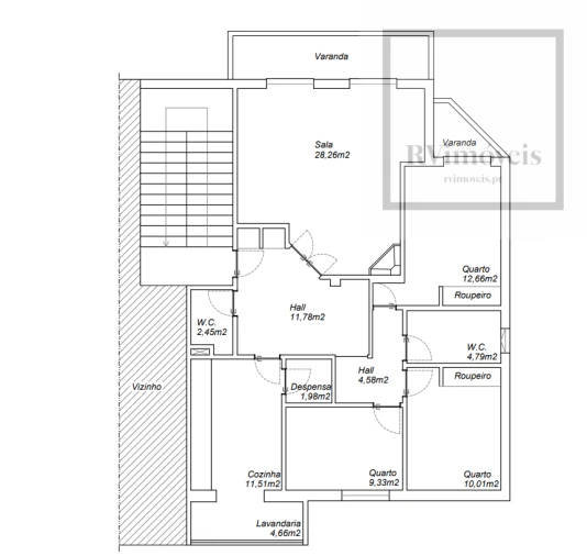Apartamento T3 para Venda em Santa Maria Maior e Monserrate e Meadela Foto 21