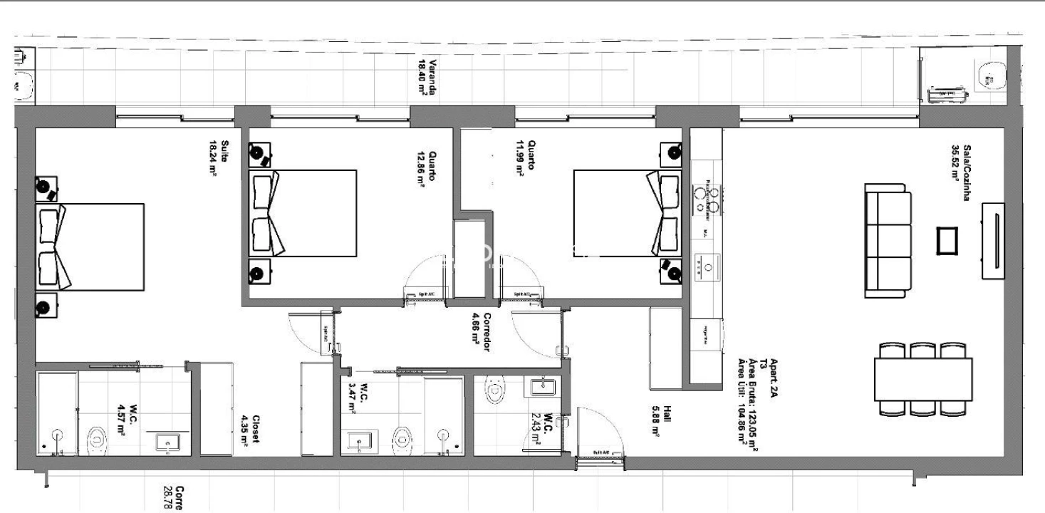 Apartamento T3 para Venda em Esgueira Foto 5