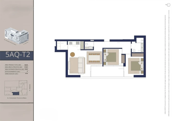 Apartamento T2 para Venda em Matosinhos e Leça da Palmeira Foto 15