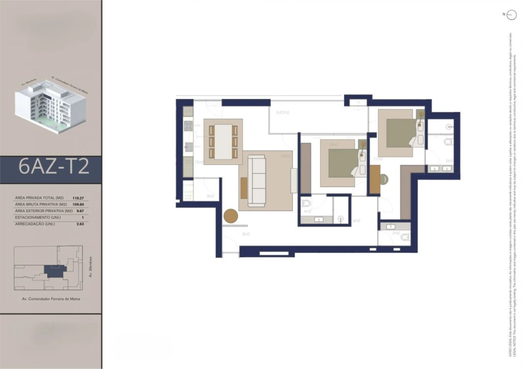 Apartamento T2 para Venda em Matosinhos e Leça da Palmeira Foto 15