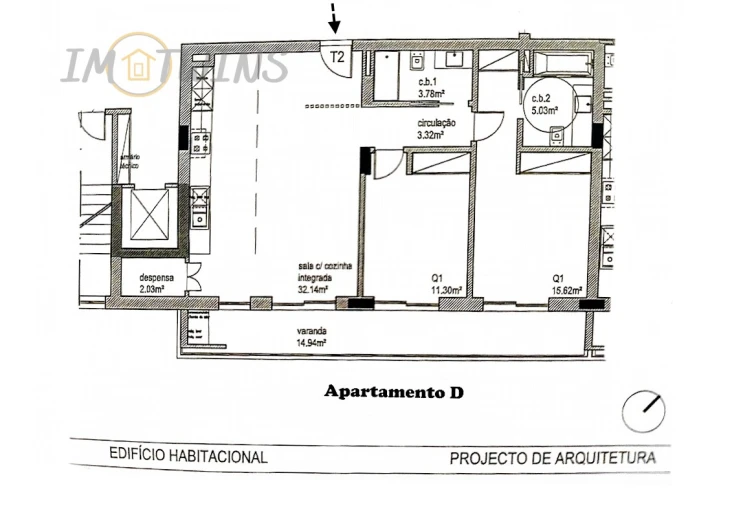 Apartamento T2 para Venda em Portimão Foto 1