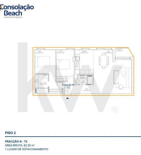 Apartamento T2 para Venda em Atouguia da Baleia