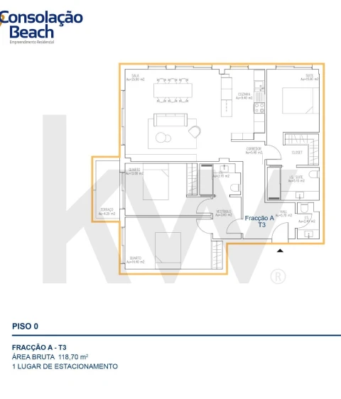Apartamento T3 para Venda em Atouguia da Baleia