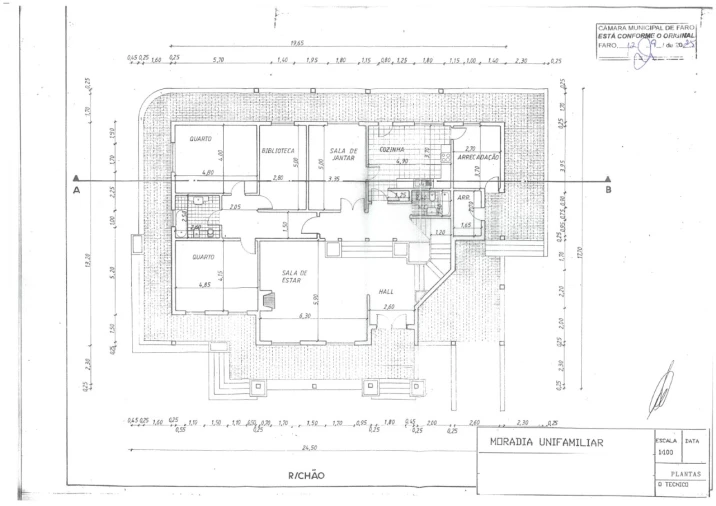 Moradia T4 para Venda em Santa Barbara de Nexe Planta 1