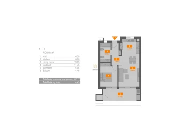 Apartamento T1 para Venda em Portimão