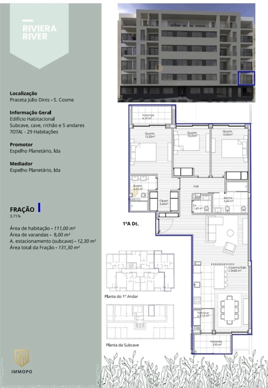 Apartamento T3 para Venda em Gondomar (São Cosme), Valbom e Jovim Foto 32