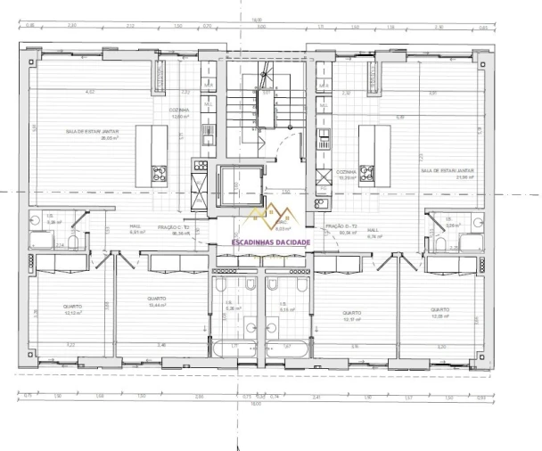 Apartamento T2 para Venda em Camarate, Unhos e Apelação Planta 1