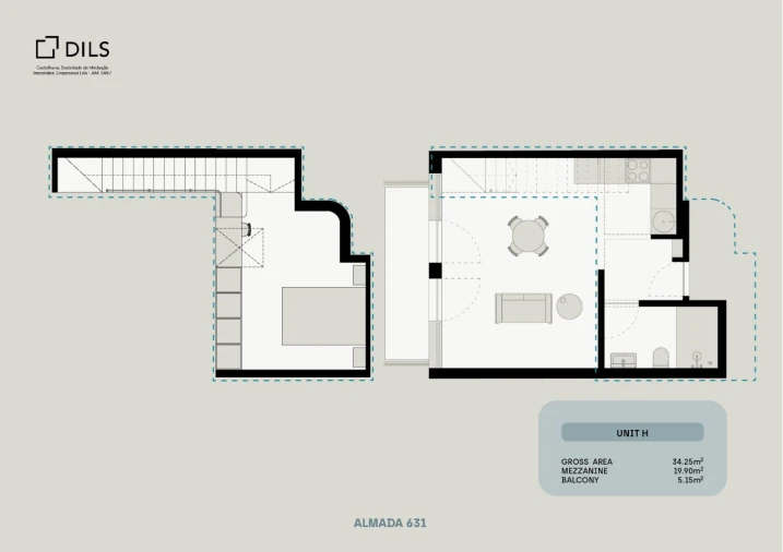Apartamento T1 para Venda em Cedofeita, Santo Ildefonso, Sé, Miragaia, São Nicolau e Vitória Planta 1