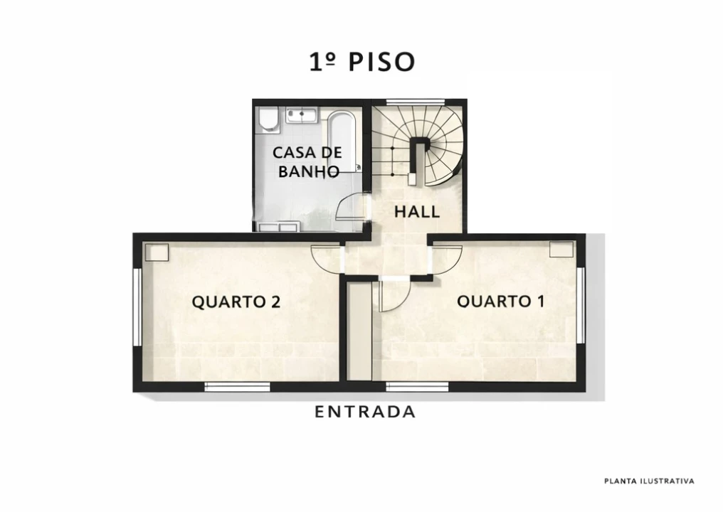 Moradia T2 para Venda em Rio Tinto Planta 2
