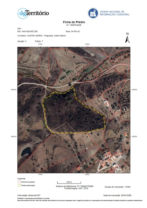 Terreno Agricola ou Rústico para Venda em Castro Marim