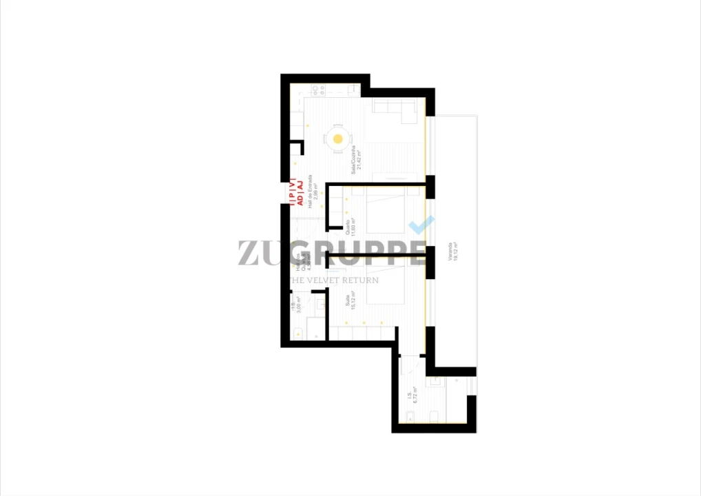 Apartamento T2 para Venda em Glória e Vera Cruz Foto 2