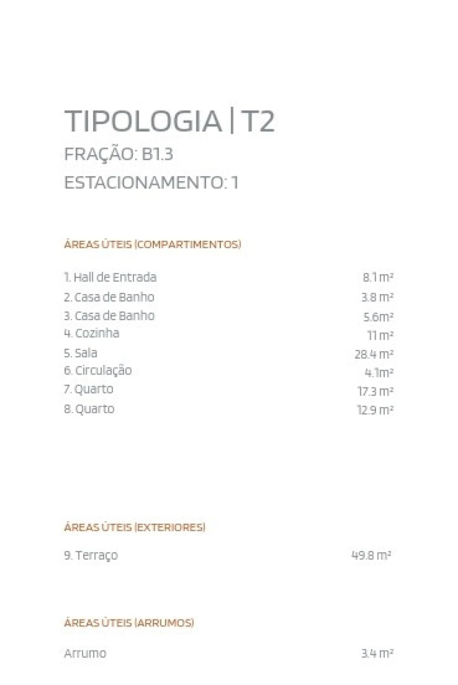 Apartamento T2 para Venda em Cedofeita, Santo Ildefonso, Sé, Miragaia, São Nicolau e Vitória Planta 2