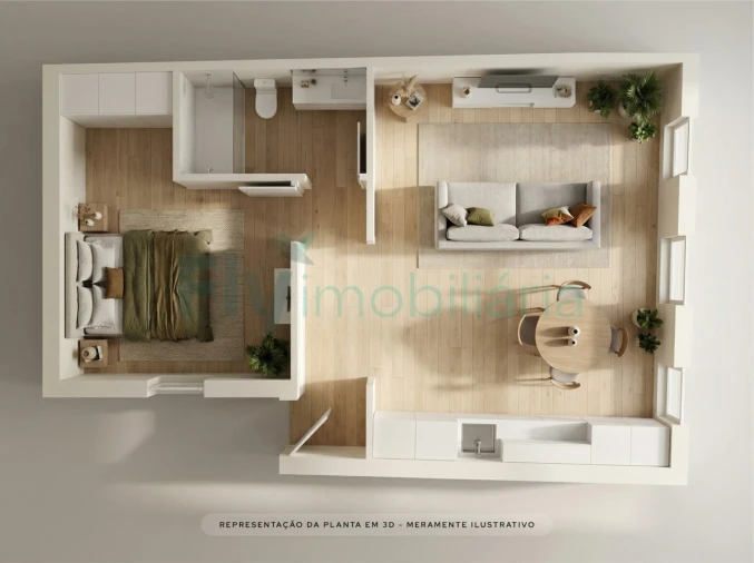 Apartamento T1 para Venda em Caldas de Vizela (São Miguel e São João) Foto 7