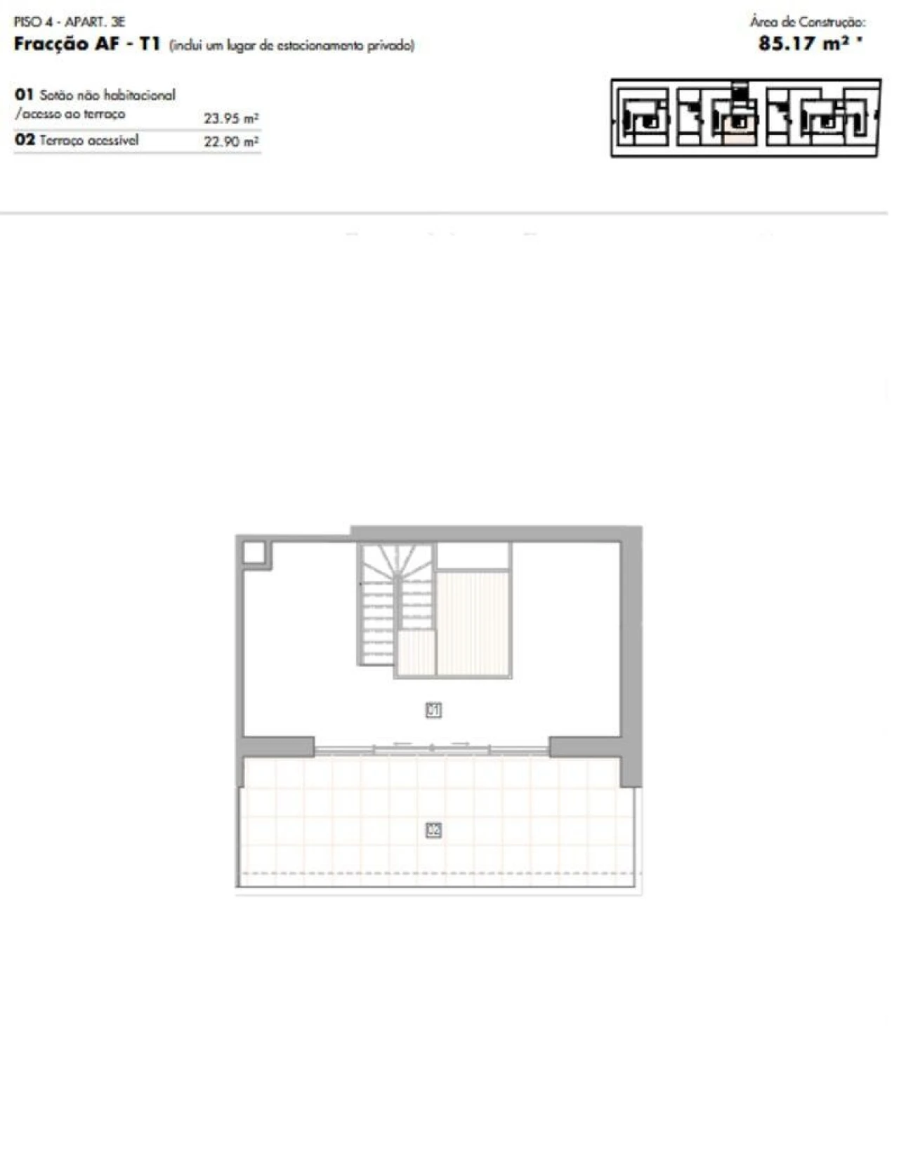 Apartamento T2 para Venda em Lagos (São Sebastião e Santa Maria) Foto 13