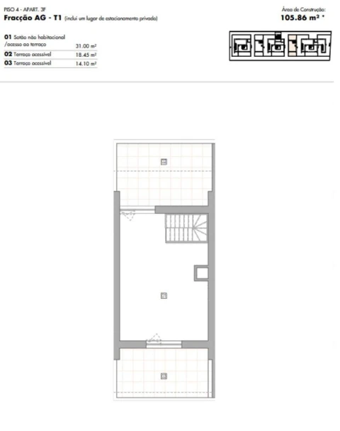 Apartamento T2 para Venda em Lagos (São Sebastião e Santa Maria)