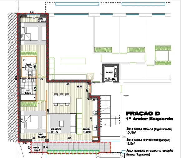 Apartamento T2 para Venda em Perafita, Lavra e Santa Cruz do Bispo Foto 9