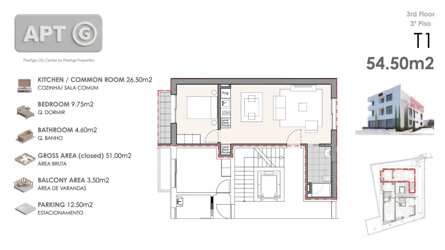 Apartamento T1 para Venda em Machico Foto 14