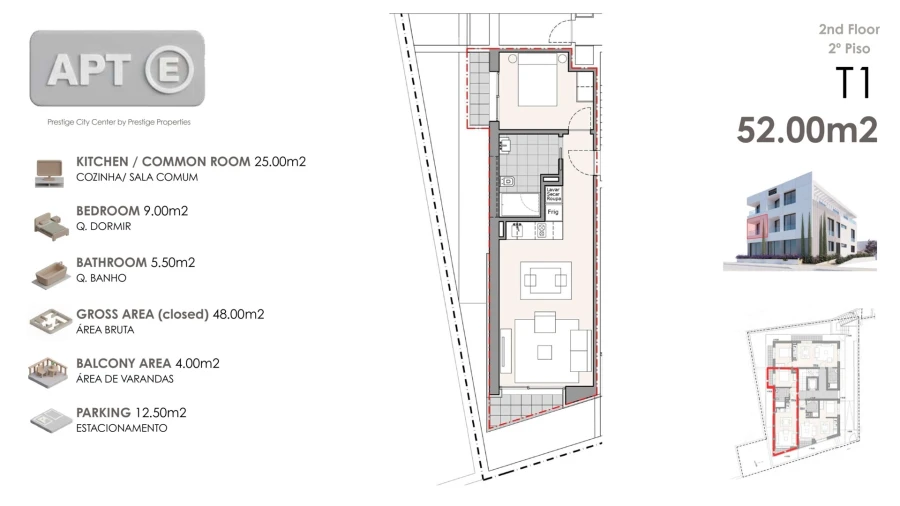 Apartamento T1 para Venda em Machico Foto 15