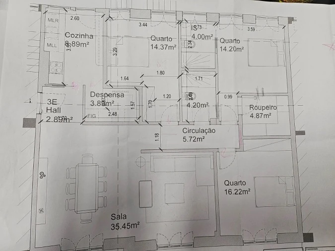 Apartamento T3 para Arrendamento em Glória e Vera Cruz Foto 26