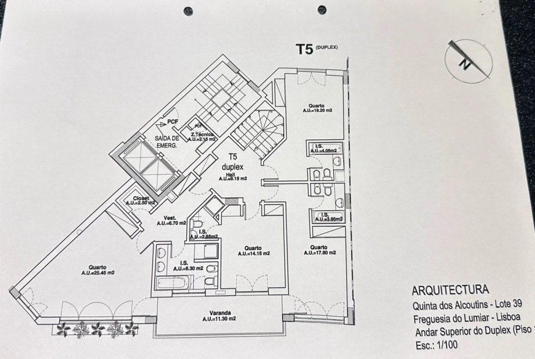 Apartamento T5 para Venda em Lumiar Foto 60