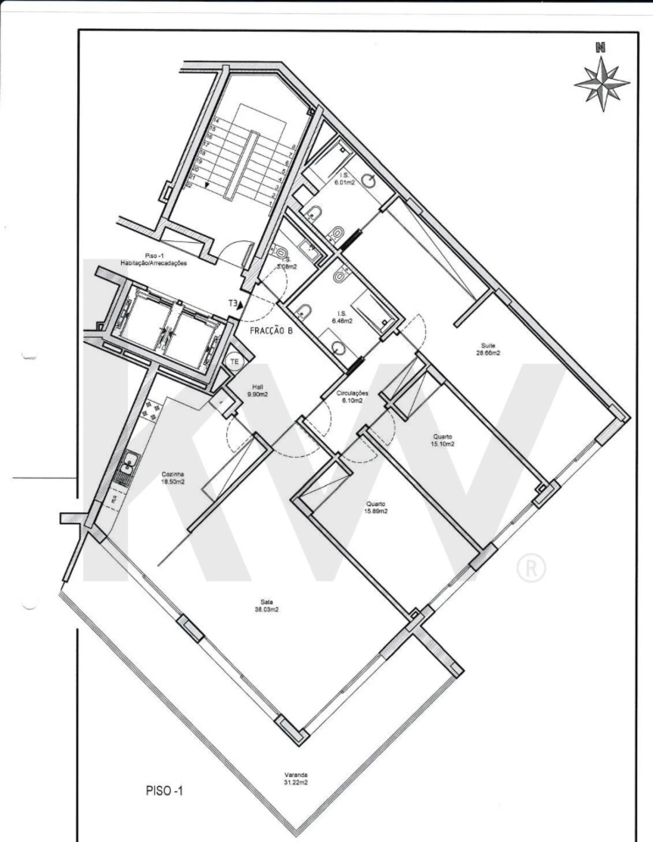 Apartamento T3 para Venda em Algés, Linda-A-Velha e Cruz Quebrada-Dafundo Foto 40