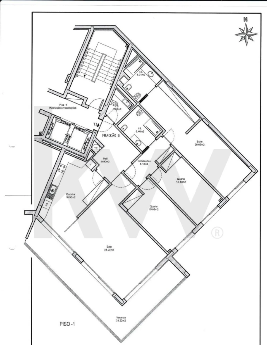 Apartamento T3 para Venda em Algés, Linda-A-Velha e Cruz Quebrada-Dafundo Foto 40