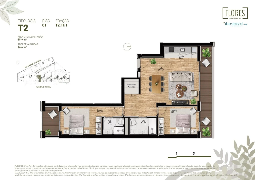 Apartamento T2 para Venda em Campanhã Foto 11