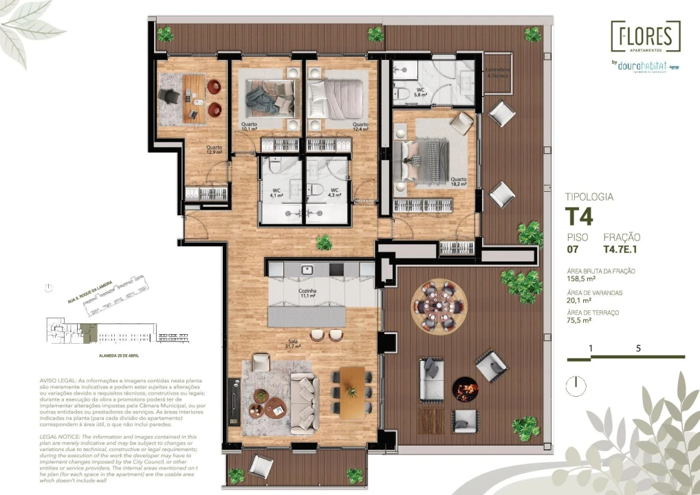 Apartamento T4 para Venda em Campanhã Foto 11
