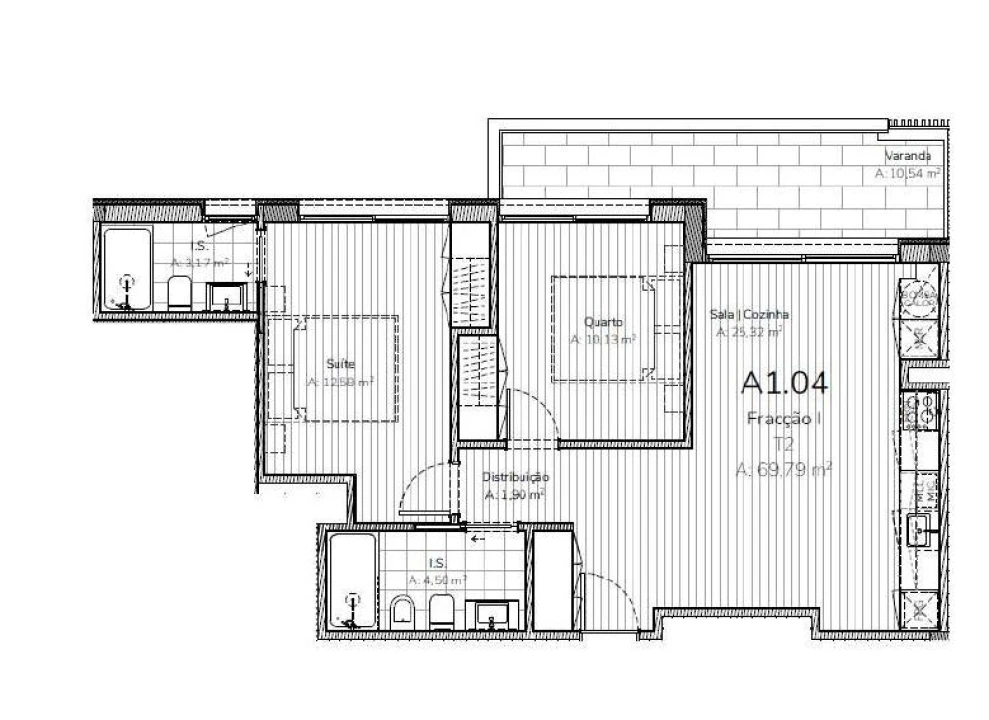Apartamento T2 para Venda em Matosinhos e Leça da Palmeira Foto 11