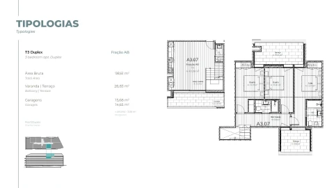 Apartamento T3 para Venda em Matosinhos e Leça da Palmeira