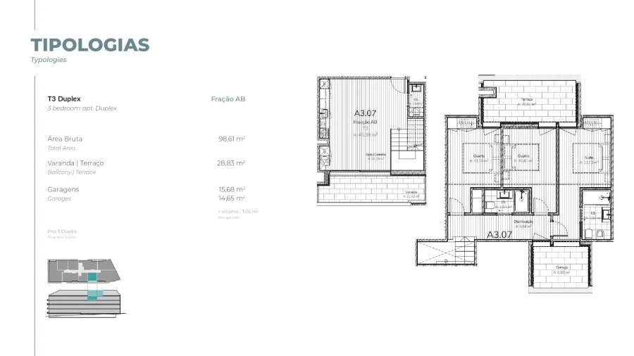 Apartamento T3 para Venda em Matosinhos e Leça da Palmeira Foto 11