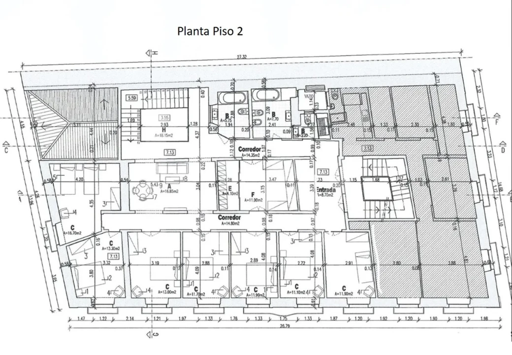 Prédio para Venda em Misericórdia Planta 3