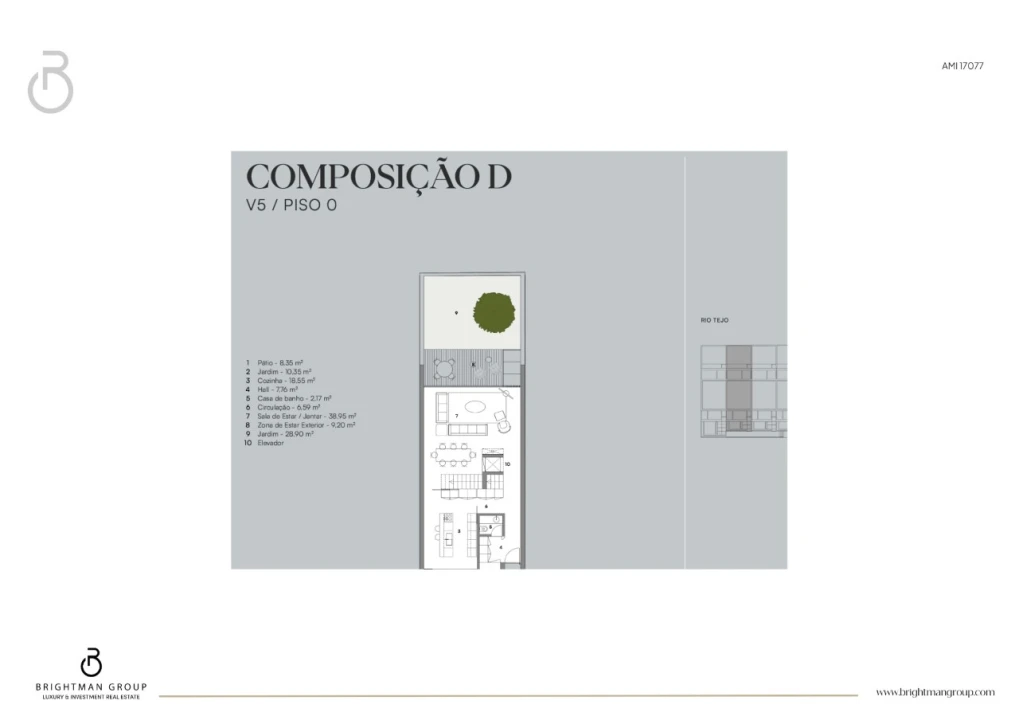 Moradia T4 para Venda em Alcantara Planta 2