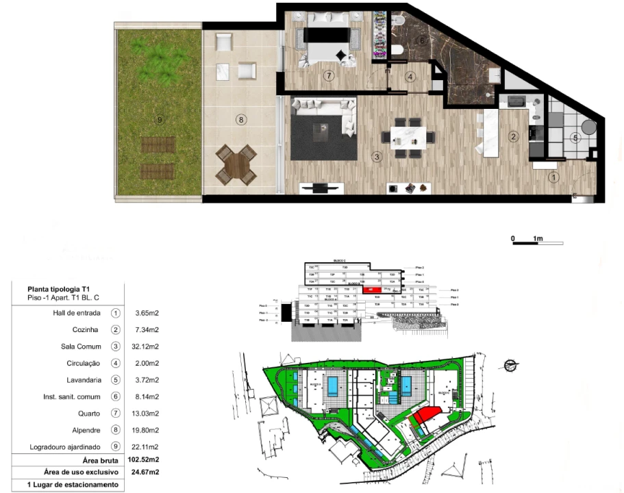 Apartamento T1 para Venda em Funchal (Santa Luzia) Foto 25