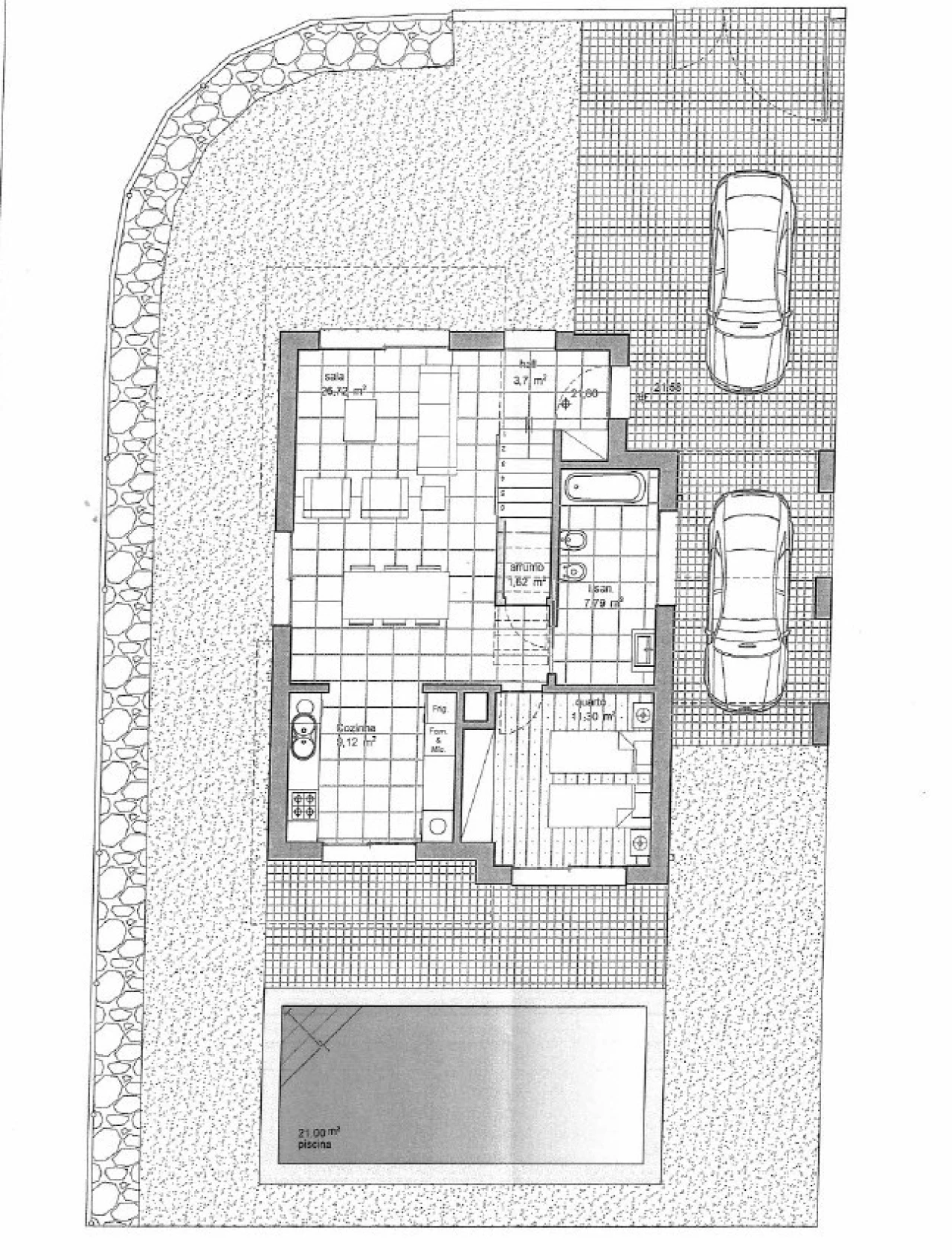 Moradia T3 para Venda em Foz do Arelho Planta 2