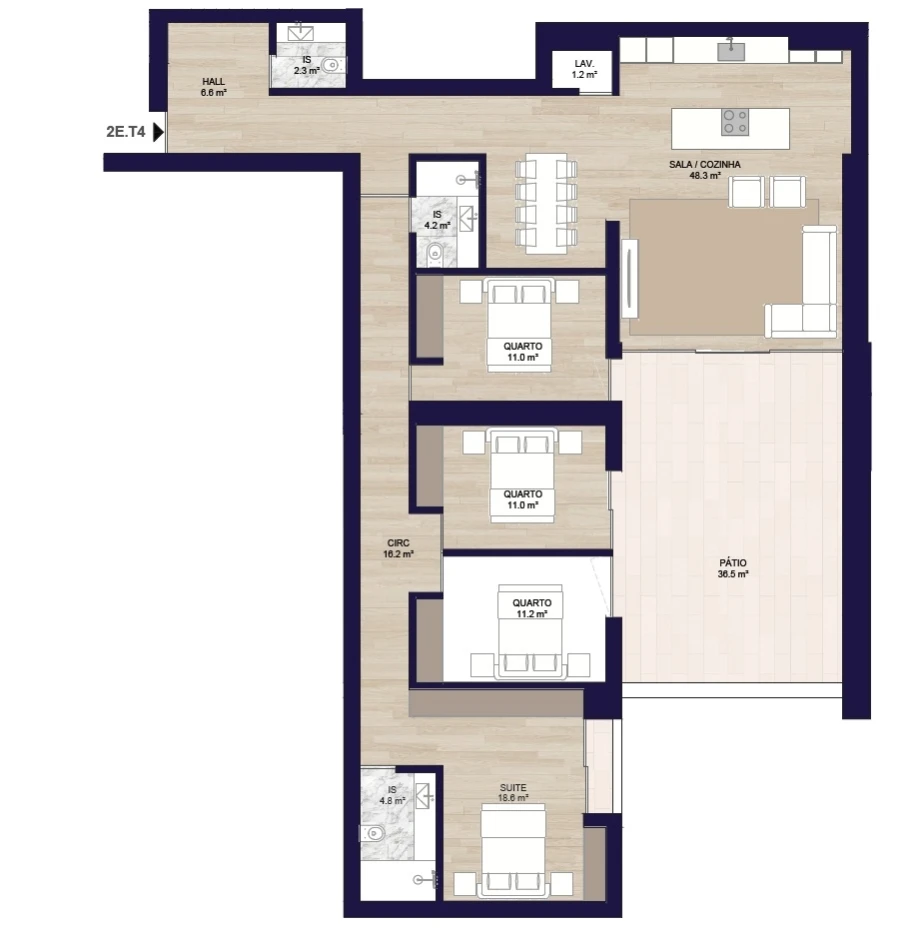 Apartamento T4 para Venda em Matosinhos e Leça da Palmeira Foto 24