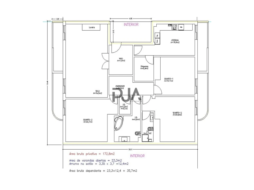 Apartamento T3 para Venda em Mortágua, Vale de Remígio, Cortegaça e Almaça Foto 18