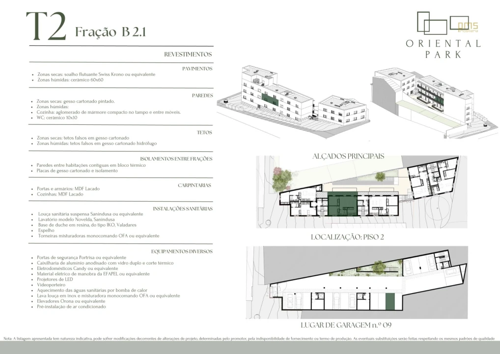 Apartamento T2 para Venda em Campanhã Planta 2
