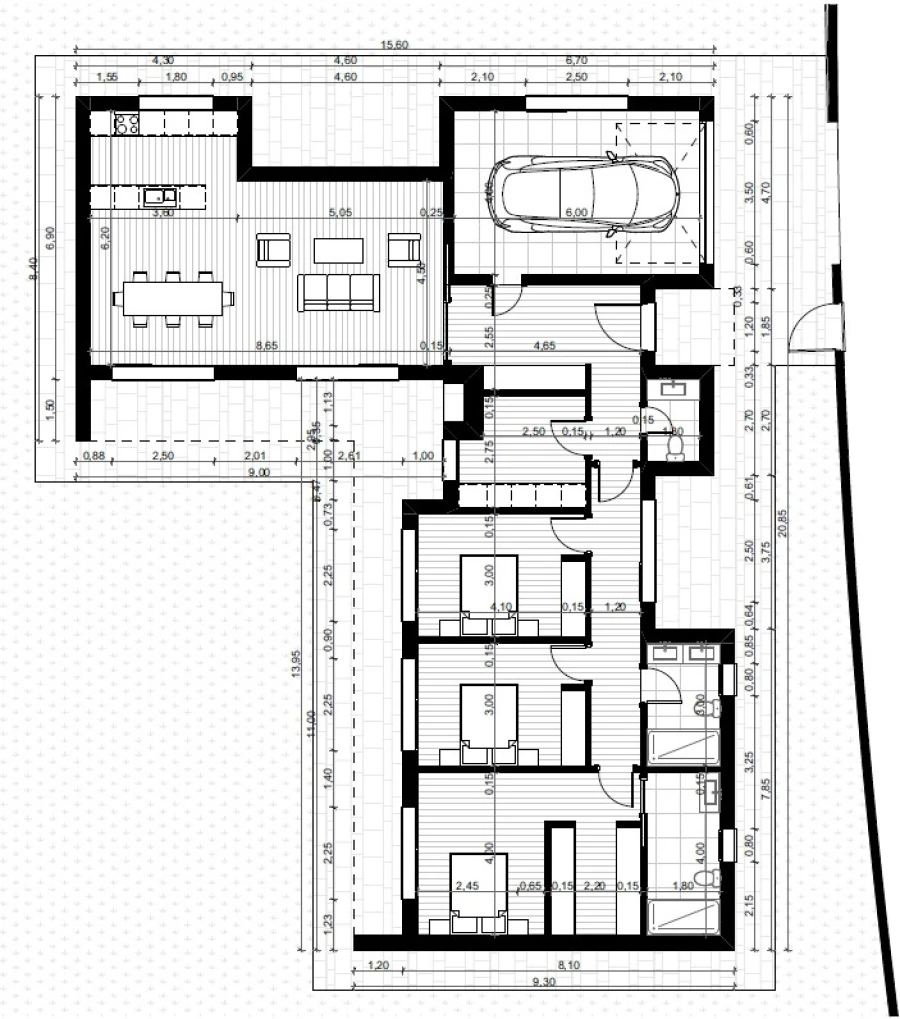 Moradia T3 para Venda em Lordosa Planta 1