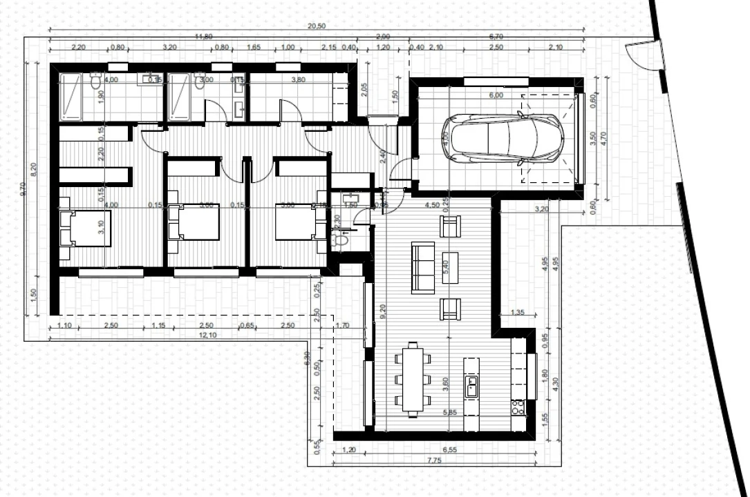 Moradia T3 para Venda em Lordosa Planta 2