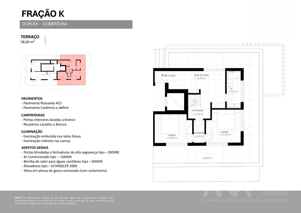 Apartamento T1 para Venda em Viseu Foto 10