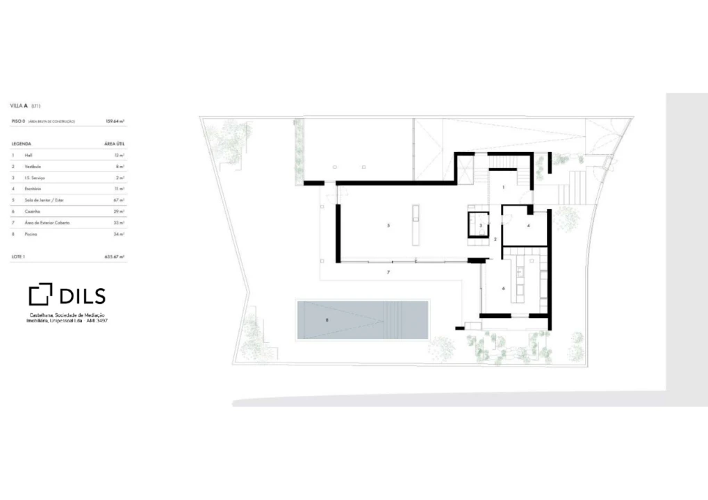 Moradia T5 para Venda em Cascais e Estoril Planta 2