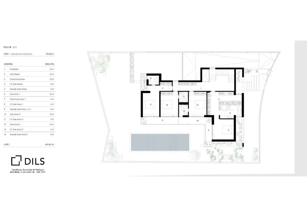 Moradia T5 para Venda em Cascais e Estoril Planta 3