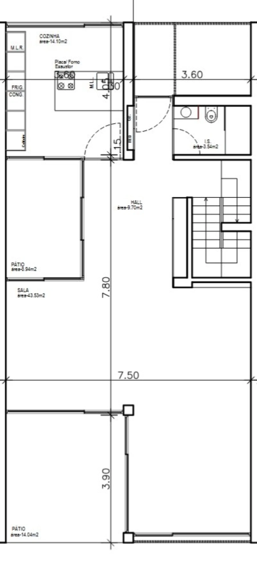 Moradia T3 para Venda em Almargem do Bispo, Pêro Pinheiro e Montelavar Planta 2