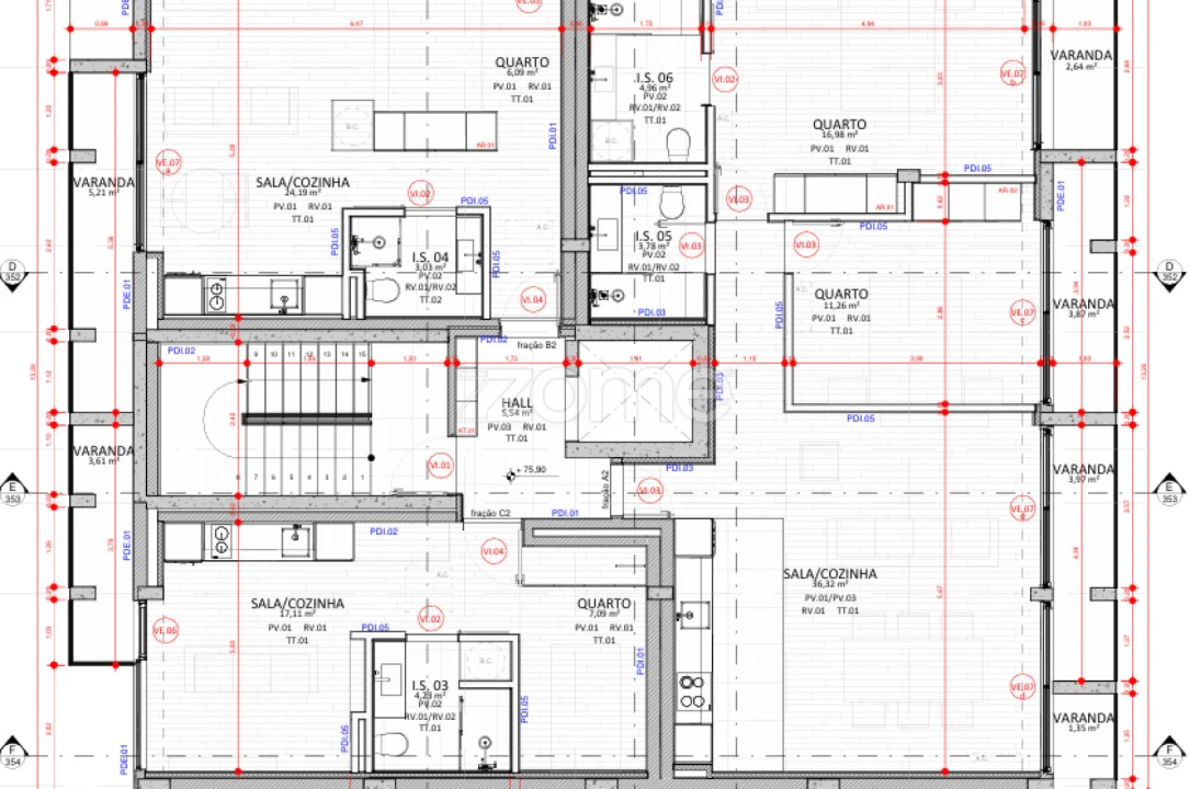Apartamento T1 para Venda em Aldoar, Foz do Douro e Nevogilde Planta 2