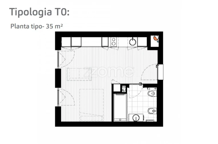 Apartamento T1 para Arrendamento em Paranhos Foto 30
