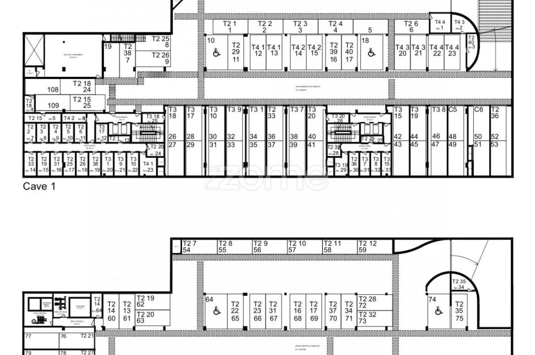 Apartamento T2 para Venda em Matosinhos e Leça da Palmeira Planta 2